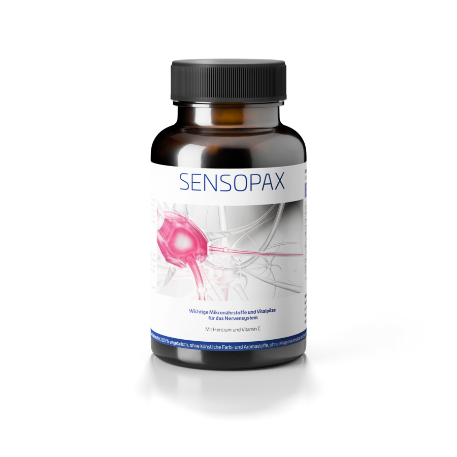 Sensopax Mikronährstoffe und Vitalpilze für das Nervensystem