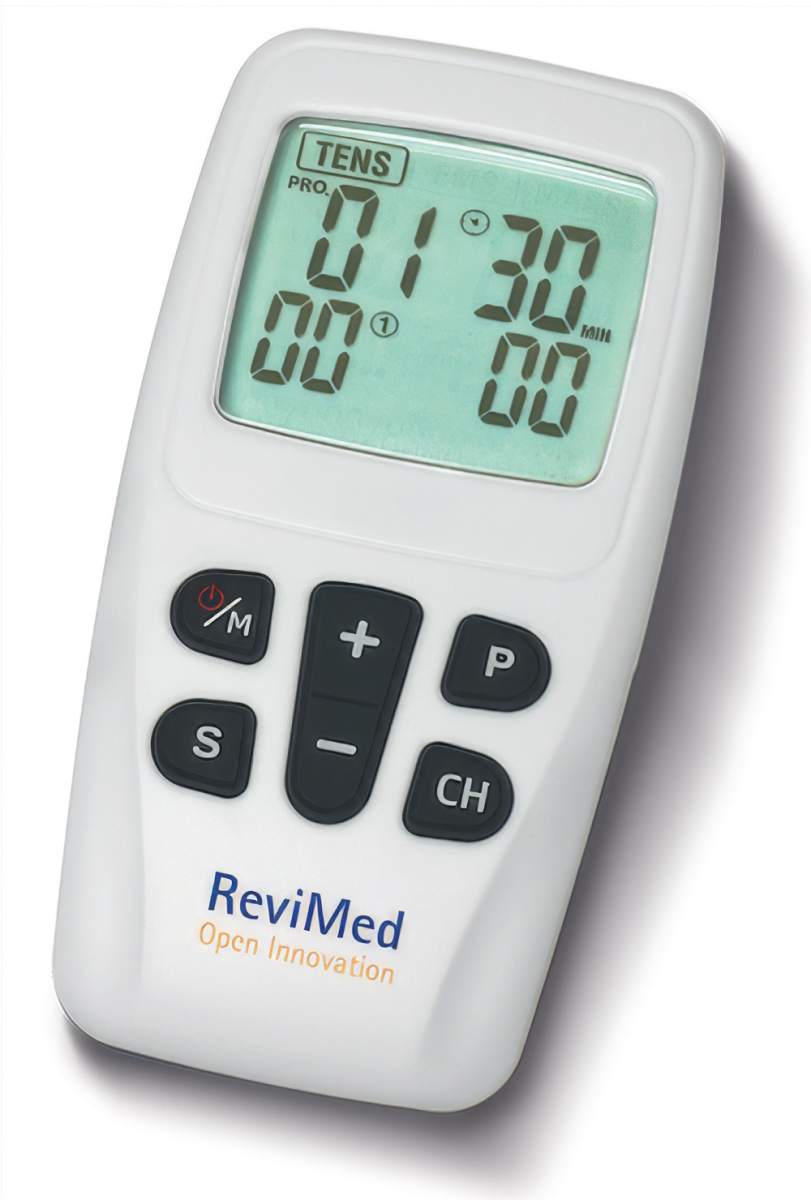 TENS EMS Massagegerät R-C4D mit 22 verschiedenen Programmen.